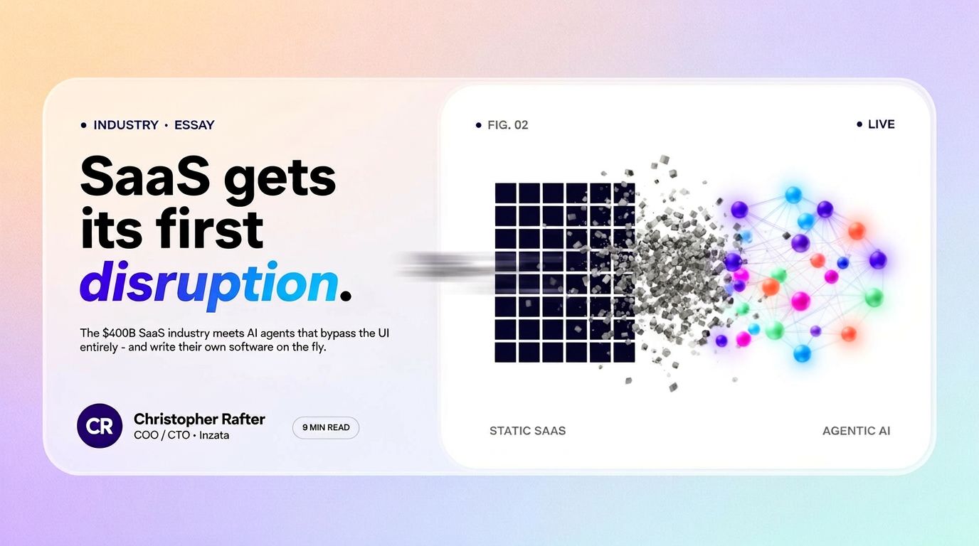 Buckle up: SaaS Business Models are About to Experience their First Disruption