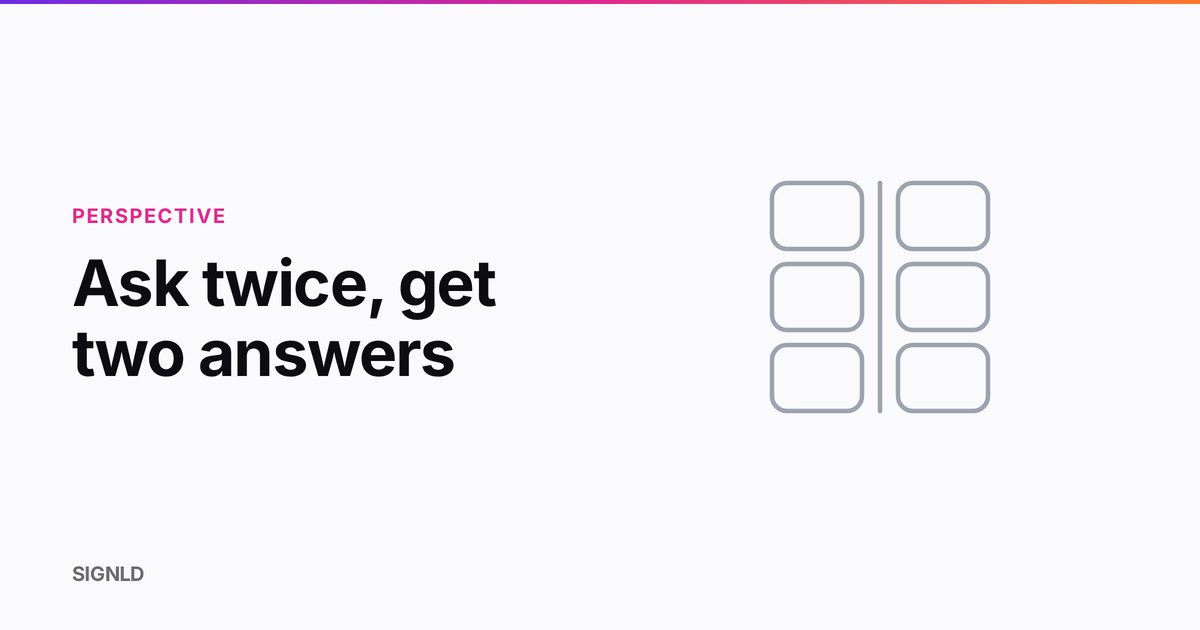 The Dirty Secret of AI in Accounting: Ask Twice, Get Two Answers