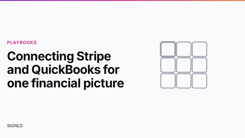 Connecting Stripe and QuickBooks for one financial picture