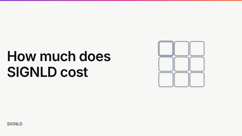 How much does SIGNLD cost