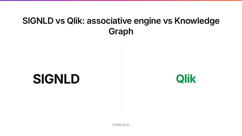 SIGNLD vs Qlik: associative engine vs Knowledge Graph