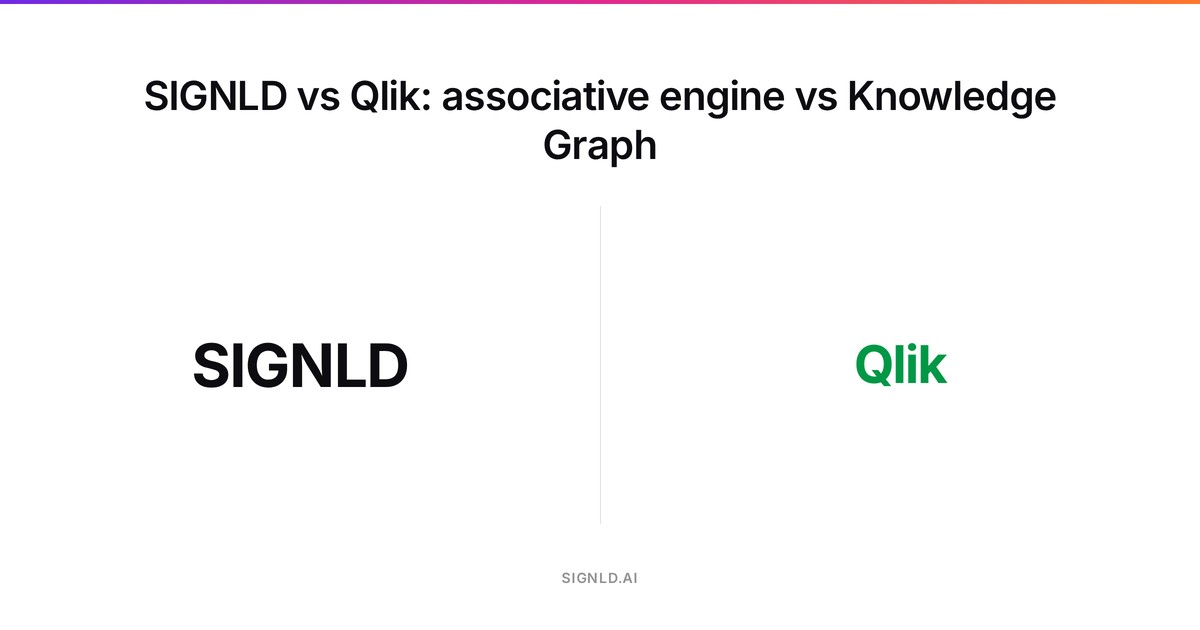SIGNLD vs Qlik: associative engine vs Knowledge Graph