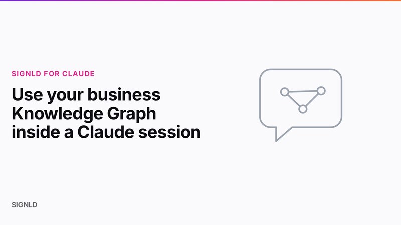 Use your business Knowledge Graph inside a Claude session