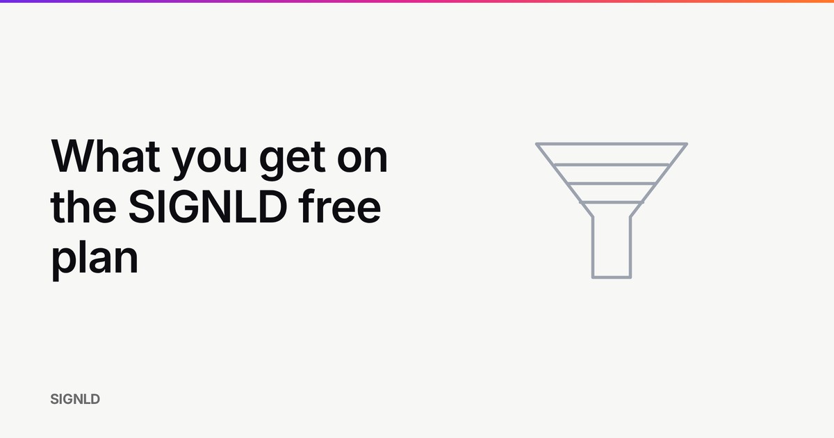 What you get on the SIGNLD free plan